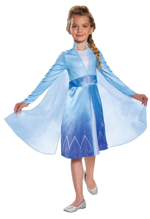 JAKKS Pacific Disguise Disney Frozen 2 Costume Classic Traveling Elsa XS (3-4) in the group TOYS, KIDS & BABY PRODUCTS / Toys / Masquerade costumes at TP E-commerce Nordic AB (C81922)