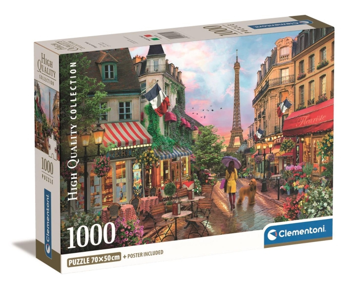 Clementoni 1000 pcs CB High Quality Collection Flowers In Paris in the group Sport, leisure & Hobby / Hobby / Puzzle at TP E-commerce Nordic AB (C81950)