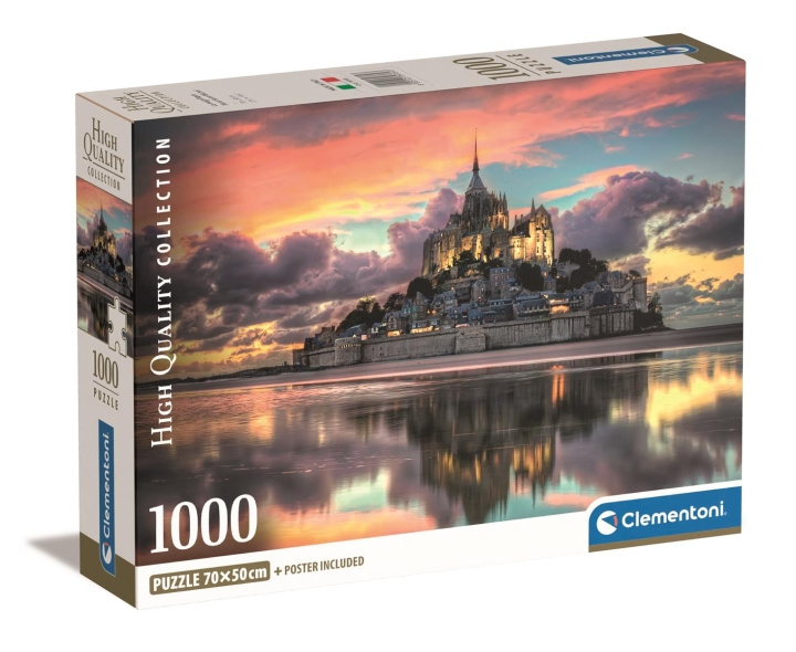 Clementoni 1000 pcs CB High Quality Collection Le Magnifique Mont Saint-Michel in the group Sport, leisure & Hobby / Hobby / Puzzle at TP E-commerce Nordic AB (C81951)