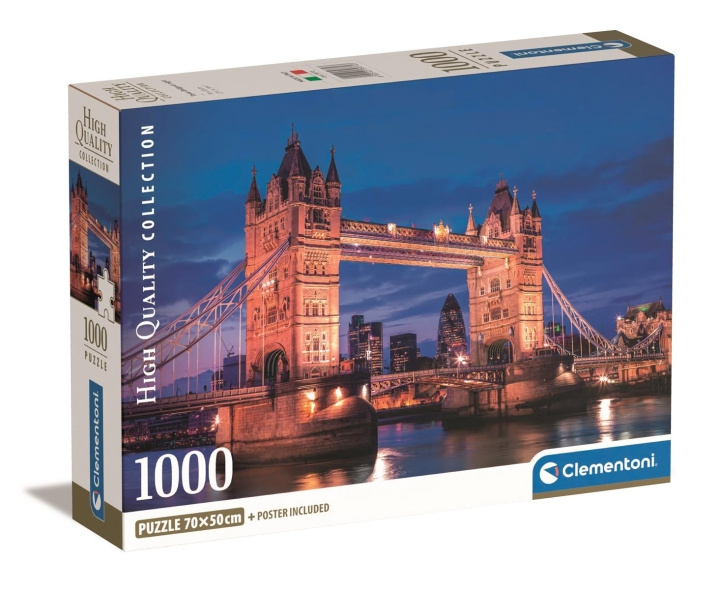 Clementoni 1000 pcs CB High Quality Collection Tower Bridge at Night in the group TOYS, KIDS & BABY PRODUCTS / Toys / Puzzles at TP E-commerce Nordic AB (C81956)