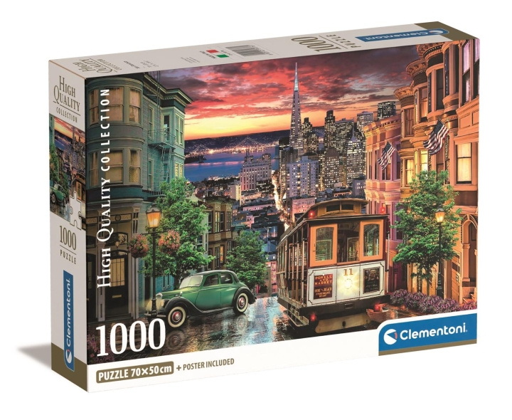 Clementoni 1000 pcs CB High Quality Collection San Francisco in the group TOYS, KIDS & BABY PRODUCTS / Toys / Puzzles at TP E-commerce Nordic AB (C81960)