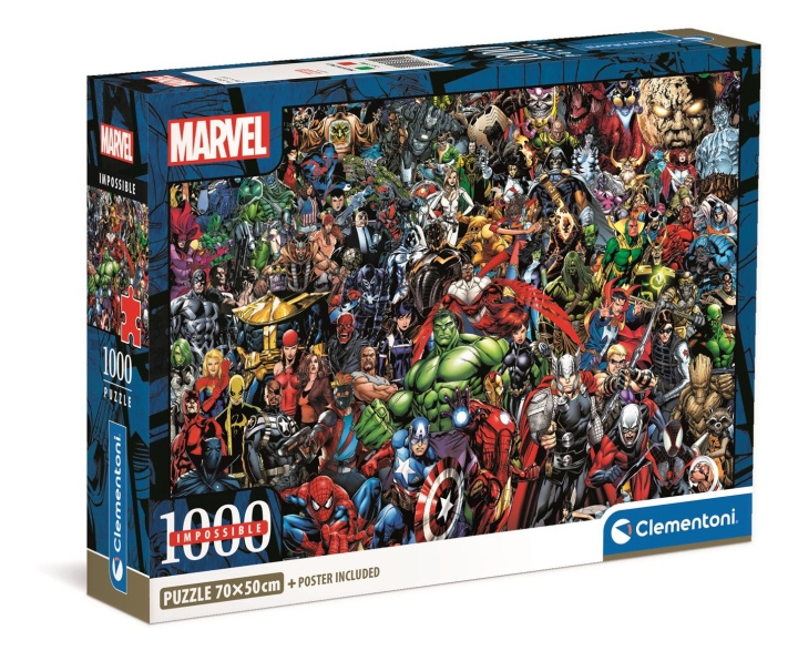 Clementoni 1000 pcs CB Impossible Puzzle Marvel Avengers in the group TOYS, KIDS & BABY PRODUCTS / Toys / Puzzles at TP E-commerce Nordic AB (C81964)