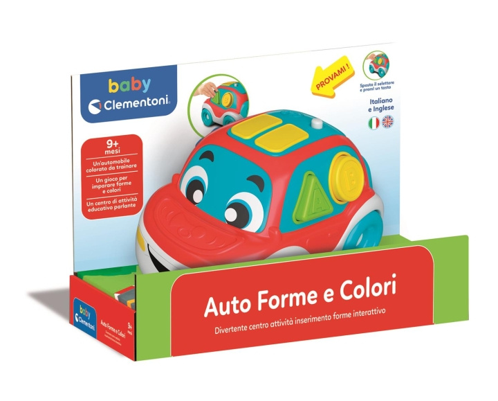 Clementoni Shape Sorter Car (SE+FI) in the group TOYS, KIDS & BABY PRODUCTS / Baby toys / Activity toys at TP E-commerce Nordic AB (C81968)