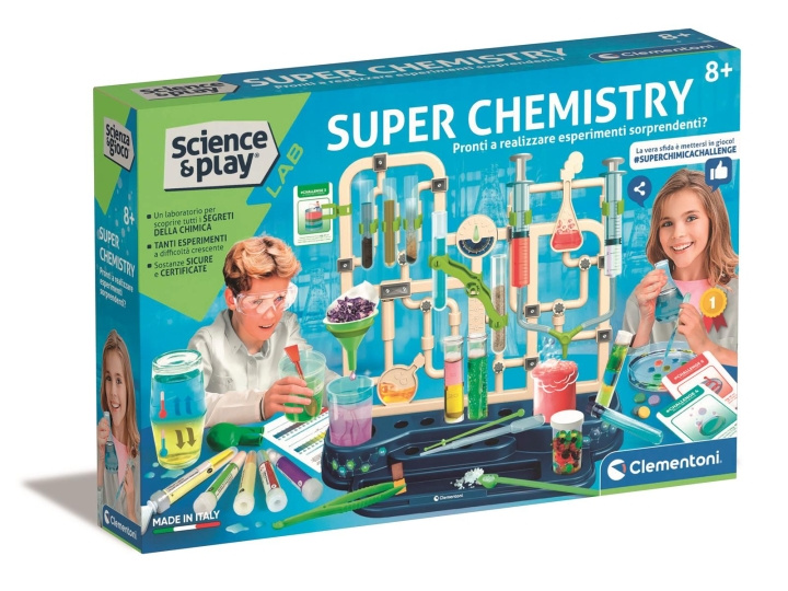 Clementoni Super Chemistry (NO+DK) in the group TOYS, KIDS & BABY PRODUCTS / Toys / Experiment & DIY at TP E-commerce Nordic AB (C81977)