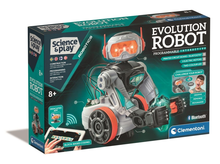 Clementoni Evolution Robot 2.0 (Nordic) in the group TOYS, KIDS & BABY PRODUCTS / Toys / Experiment & DIY at TP E-commerce Nordic AB (C81978)