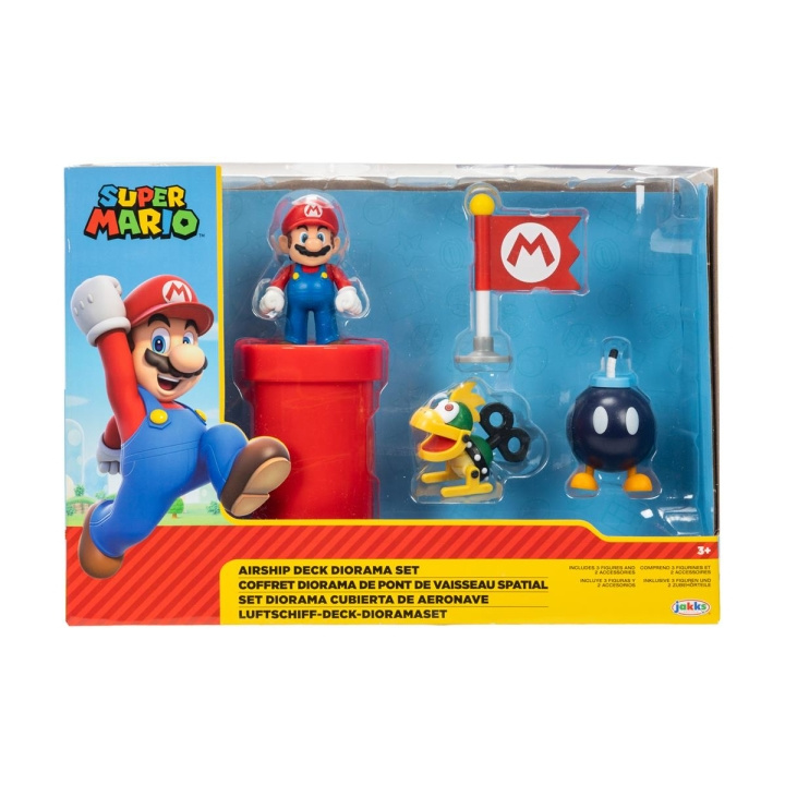 JAKKS Pacific Super Mario 2.5 Inch Diorama Set Airship Deck in the group TOYS, KIDS & BABY PRODUCTS / Toys / Figures & Miniatures at TP E-commerce Nordic AB (C81987)