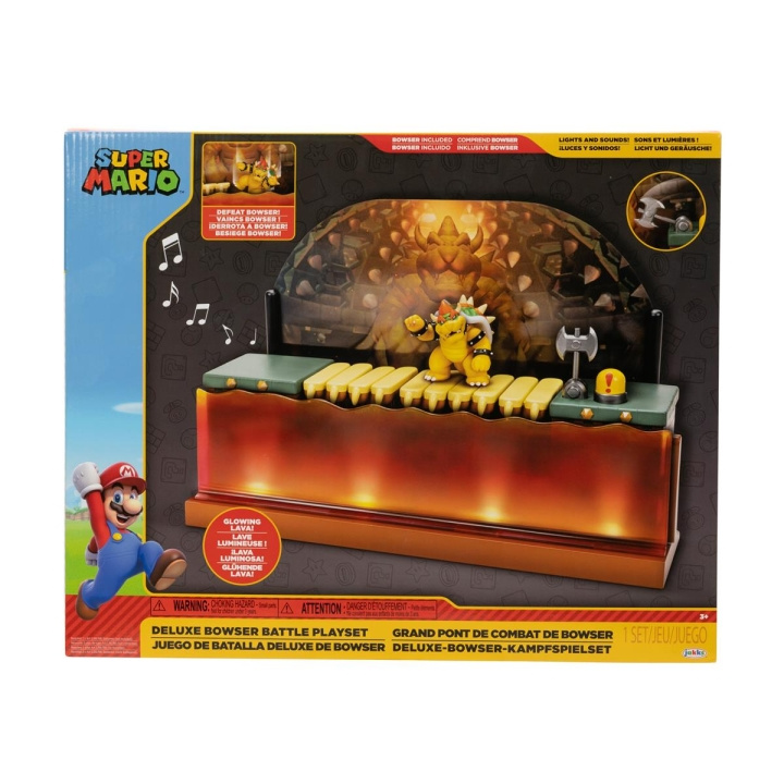 JAKKS Pacific Super Mario 2.5 Inch Playset Deluxe Bowser Battle in the group TOYS, KIDS & BABY PRODUCTS / Toys / Toys at TP E-commerce Nordic AB (C81988)