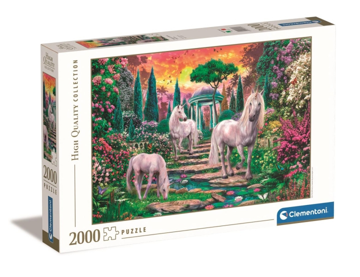 Clementoni 2000 pcs High Quality Collection CLASSICAL GARDEN UNICORNS in the group TOYS, KIDS & BABY PRODUCTS / Toys / Puzzles at TP E-commerce Nordic AB (C82011)