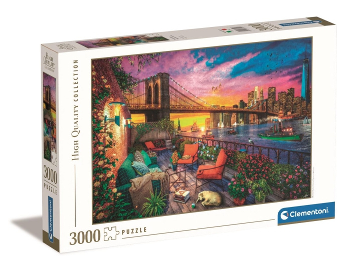 Clementoni 3000 pcs High Quality Collection Manhattan Balcony Sunset in the group TOYS, KIDS & BABY PRODUCTS / Toys / Puzzles at TP E-commerce Nordic AB (C82012)