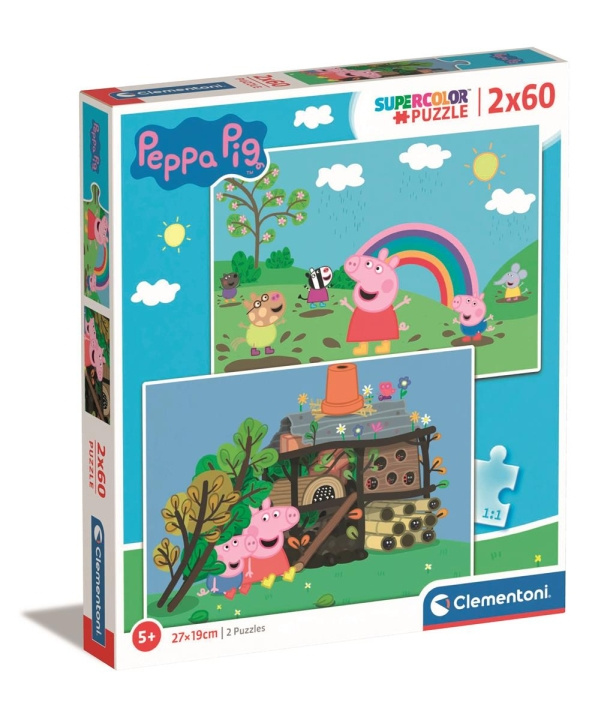 Clementoni 2x60 pcs Puzzles Kids Special Collection Peppa Pig in the group TOYS, KIDS & BABY PRODUCTS / Toys / Kids puzzle at TP E-commerce Nordic AB (C82019)