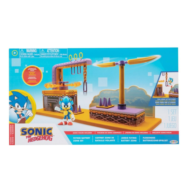 JAKKS Pacific Sonic the Hedgehog 2.5 Inch Playset Flying Battery Zone in the group TOYS, KIDS & BABY PRODUCTS / Toys / Toys at TP E-commerce Nordic AB (C82032)