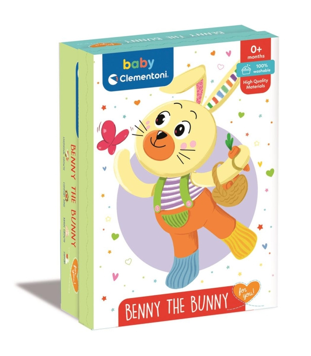 Clementoni Plush Benny the Bunny in the group TOYS, KIDS & BABY PRODUCTS / Baby toys / Activity toys at TP E-commerce Nordic AB (C82038)