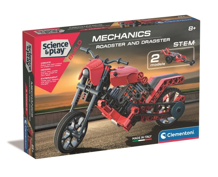 Clementoni Mechanical Lab Roadster and Dragster in the group TOYS, KIDS & BABY PRODUCTS / Toys / Building toys / Toy blocks at TP E-commerce Nordic AB (C82040)