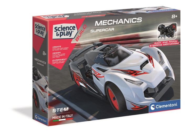 Clementoni Mechanical Lab Hypercar in the group TOYS, KIDS & BABY PRODUCTS / Toys / Building toys / Toy blocks at TP E-commerce Nordic AB (C82041)