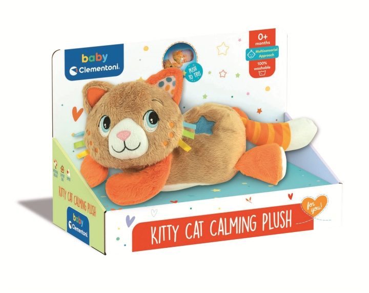 Clementoni Ron Ron Calming Cat in the group TOYS, KIDS & BABY PRODUCTS / Baby toys / stuffed animals at TP E-commerce Nordic AB (C82044)