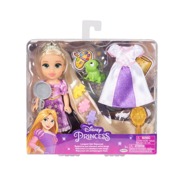 JAKKS Pacific Disney Princess 6 Inch Petite Doll with Extra Fashion & Accessories Longest Hair Rapunzel in the group TOYS, KIDS & BABY PRODUCTS / Toys / Docks & Accessories at TP E-commerce Nordic AB (C82066)