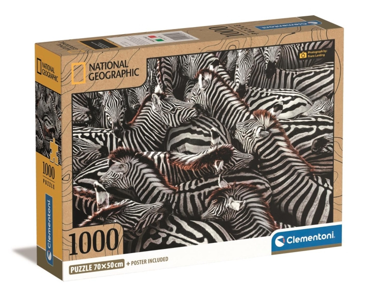 Clementoni 1000 pcs CB High Quality Collection National Geographics Zebras in the group TOYS, KIDS & BABY PRODUCTS / Toys / Puzzles at TP E-commerce Nordic AB (C82089)