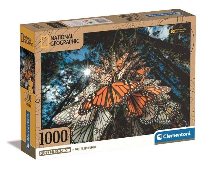 Clementoni 1000 pcs CB High Quality Collection National Geographics Monarch Butterflies in the group TOYS, KIDS & BABY PRODUCTS / Toys / Puzzles at TP E-commerce Nordic AB (C82092)