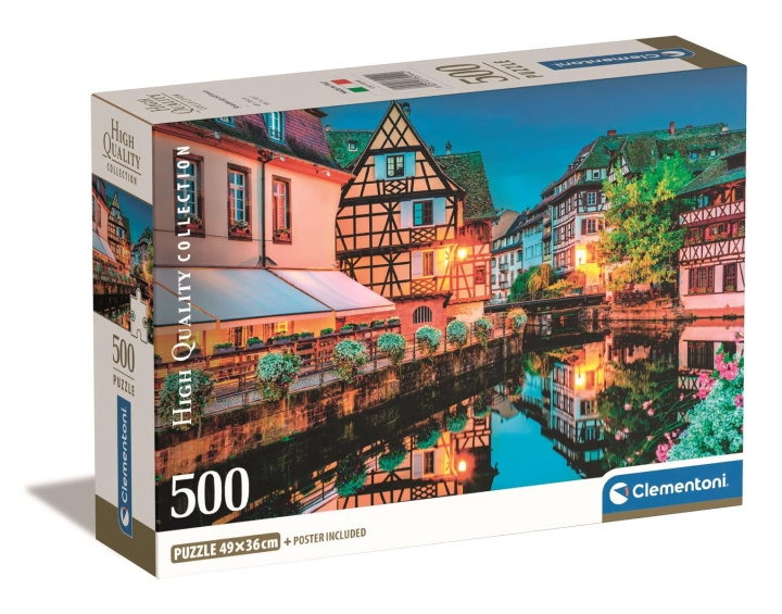 Clementoni 500 pcs CB High Quality Collection Strasbourg Old Town in the group TOYS, KIDS & BABY PRODUCTS / Toys / Puzzles at TP E-commerce Nordic AB (C82119)