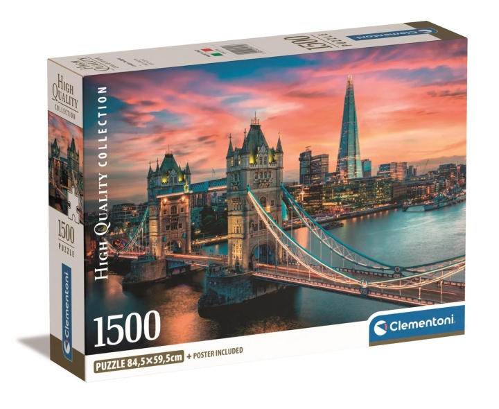 Clementoni 1500 pcs CB High Quality Collection London Twilight in the group TOYS, KIDS & BABY PRODUCTS / Toys / Puzzles at TP E-commerce Nordic AB (C82123)