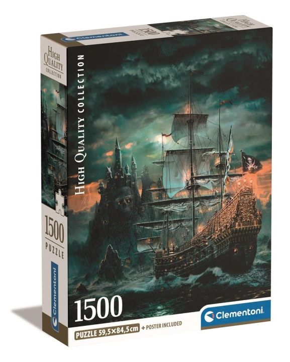 Clementoni 1500 pcs CB High Quality Collection The Pirates Ship in the group TOYS, KIDS & BABY PRODUCTS / Toys / Puzzles at TP E-commerce Nordic AB (C82127)