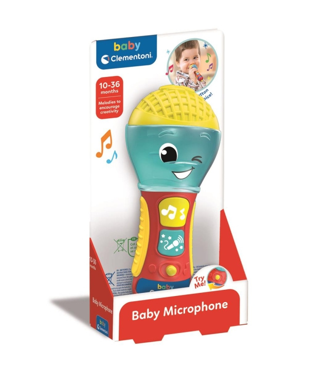 Clementoni Baby Microphone in the group TOYS, KIDS & BABY PRODUCTS / Baby toys / Activity toys at TP E-commerce Nordic AB (C82143)