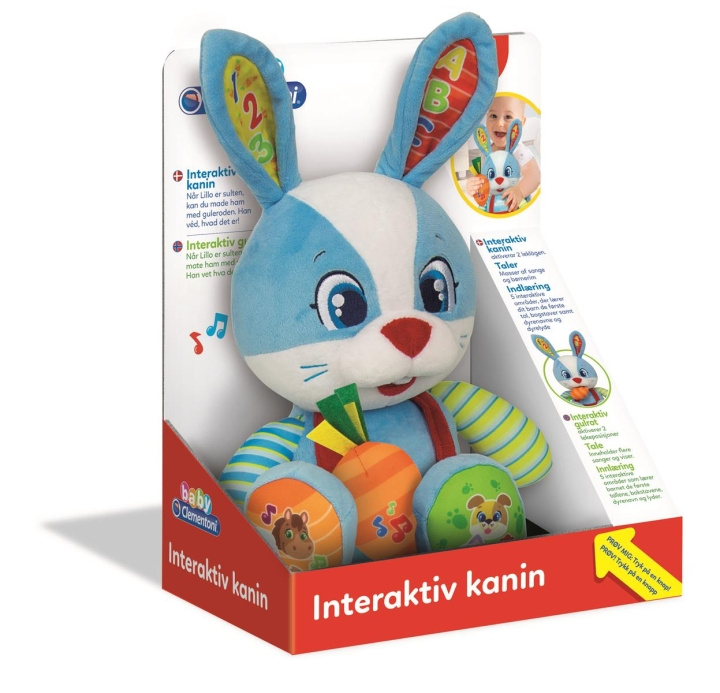 Clementoni Interactive Plush Rabbit (SE/FI/DK/NO) in the group TOYS, KIDS & BABY PRODUCTS / Toys / Toys at TP E-commerce Nordic AB (C82156)