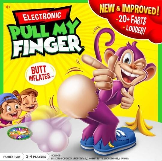 JAKKS Pacific Pull My Finger (Electronic Version) in the group TOYS, KIDS & BABY PRODUCTS / Toys / Board games / Children\'s games at TP E-commerce Nordic AB (C82172)