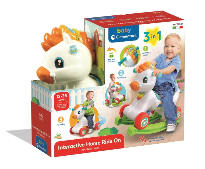 Clementoni Ride On 3 in 1 Horse in the group TOYS, KIDS & BABY PRODUCTS / Toys / Toy cars at TP E-commerce Nordic AB (C82173)