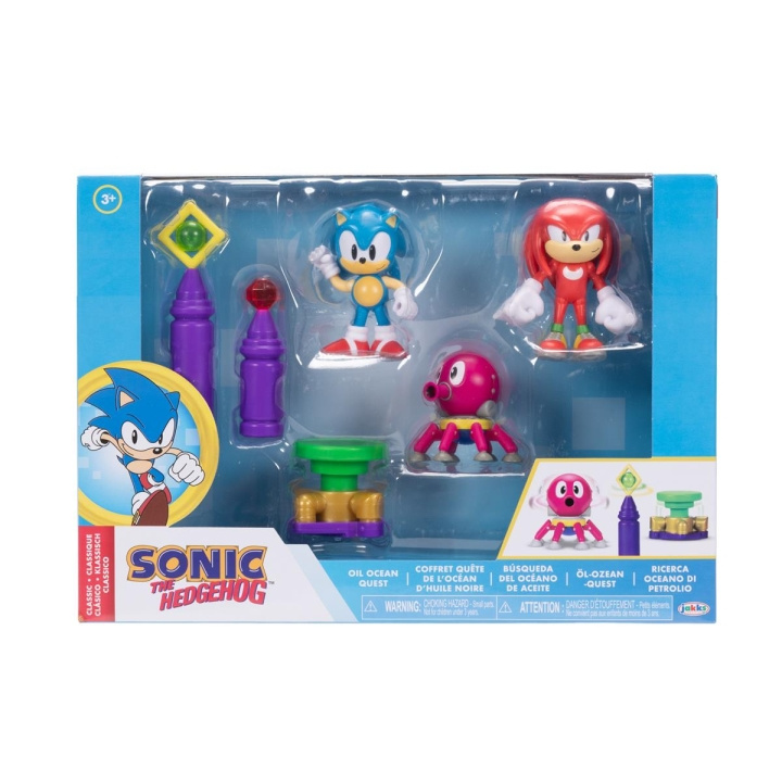 JAKKS Pacific Sonic the Hedgehog 2.5 Inch Diorama Set Oil Ocean in the group TOYS, KIDS & BABY PRODUCTS / Toys / Figures & Miniatures at TP E-commerce Nordic AB (C82187)