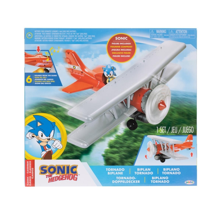 JAKKS Pacific Sonic the Hedgehog 2.5 Inch Playset Tornado Biplane in the group TOYS, KIDS & BABY PRODUCTS / Toys / Toys at TP E-commerce Nordic AB (C82188)