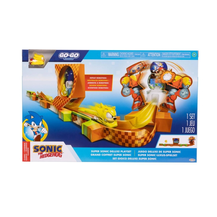 JAKKS Pacific Sonic the Hedgehog Go Go Racers Deluxe Playset in the group TOYS, KIDS & BABY PRODUCTS / Toys / Toys at TP E-commerce Nordic AB (C82191)