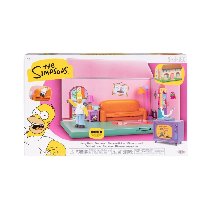 JAKKS Pacific The Simpsons 2.5 Inch Playset Simpson\'s Living Room in the group TOYS, KIDS & BABY PRODUCTS / Toys / Toys at TP E-commerce Nordic AB (C82193)