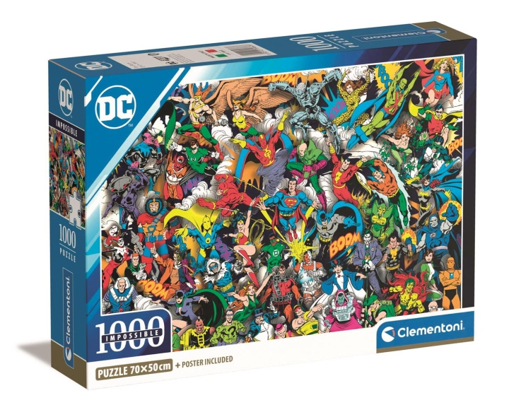 Clementoni 1000 pcs CB High Quality Collection DC Comics Impossible in the group Sport, leisure & Hobby / Hobby / Puzzle at TP E-commerce Nordic AB (C82222)