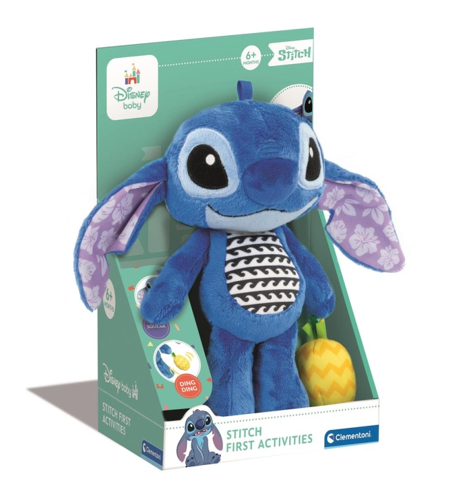 Clementoni Disney Baby Stitch Activity Plush in the group TOYS, KIDS & BABY PRODUCTS / Baby toys / Activity toys at TP E-commerce Nordic AB (C82236)