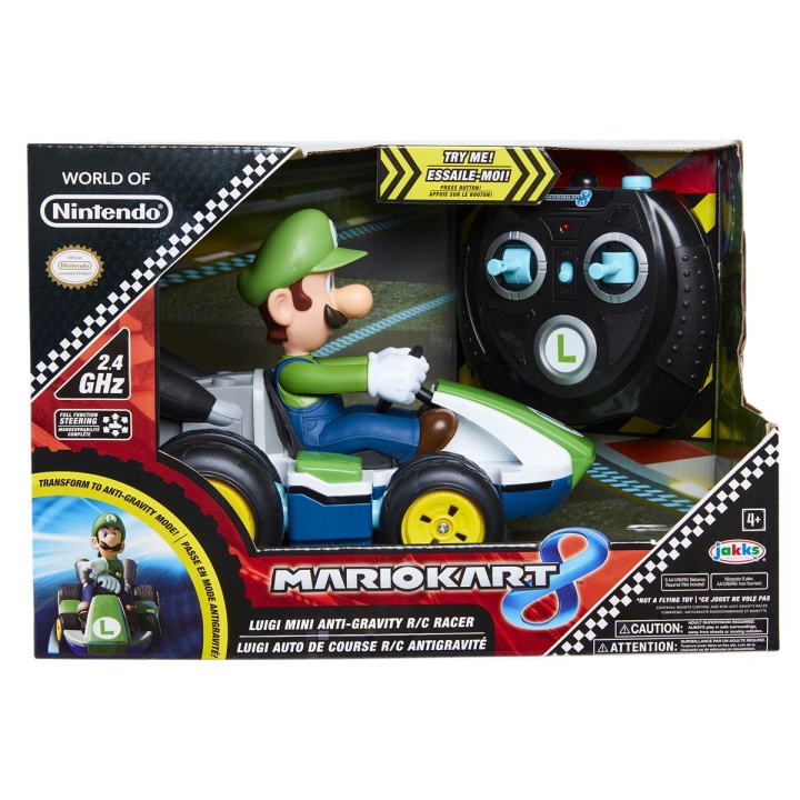 JAKKS Pacific Super Mario Mario Kart Mini RC Racer Luigi in the group TOYS, KIDS & BABY PRODUCTS / Radio controlled / RC cars at TP E-commerce Nordic AB (C82286)