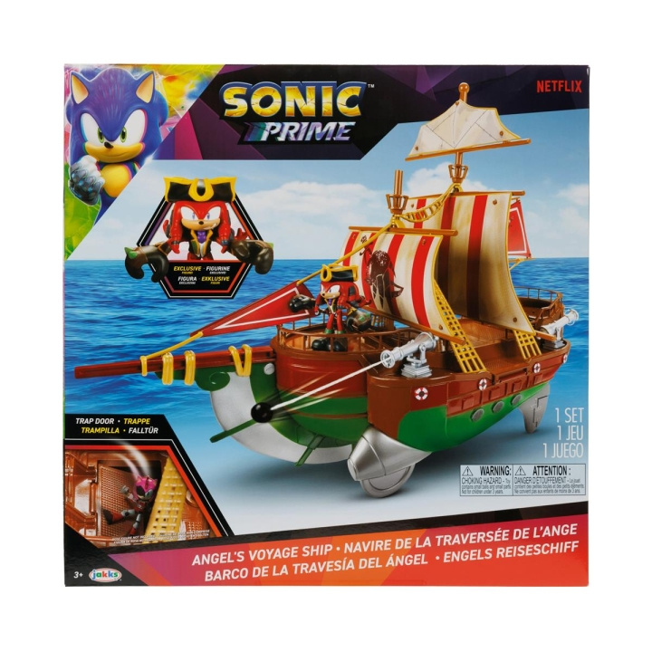 JAKKS Pacific Sonic Prime 2.5 Inch Playset Pirate Ship in the group TOYS, KIDS & BABY PRODUCTS / Toys / Figures & Miniatures at TP E-commerce Nordic AB (C82288)