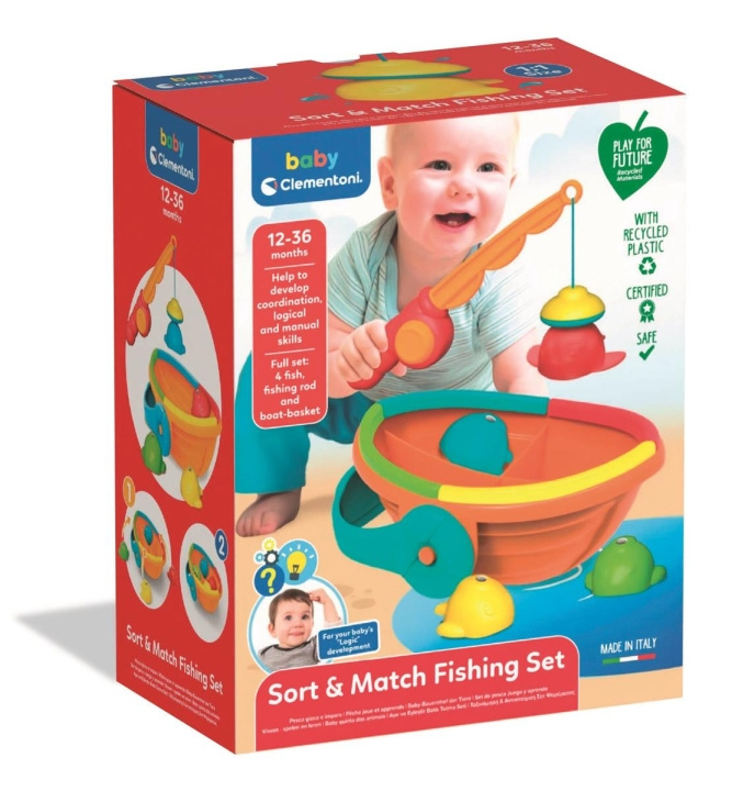 Clementoni Sort & Match Fishing Set in the group TOYS, KIDS & BABY PRODUCTS / Baby toys / Activity toys at TP E-commerce Nordic AB (C82299)