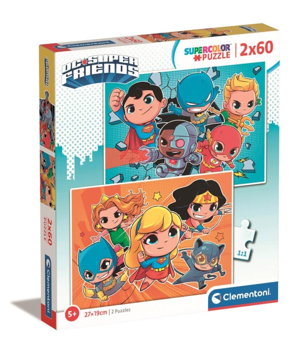 Clementoni 2x60 pcs Puzzles Kids Special Collection DC Commics Superfriends in the group TOYS, KIDS & BABY PRODUCTS / Toys / Puzzles at TP E-commerce Nordic AB (C82305)