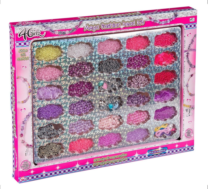 4-Girlz Mega Bead set (63139) in the group TOYS, KIDS & BABY PRODUCTS / Toys / Crafts at TP E-commerce Nordic AB (C82317)