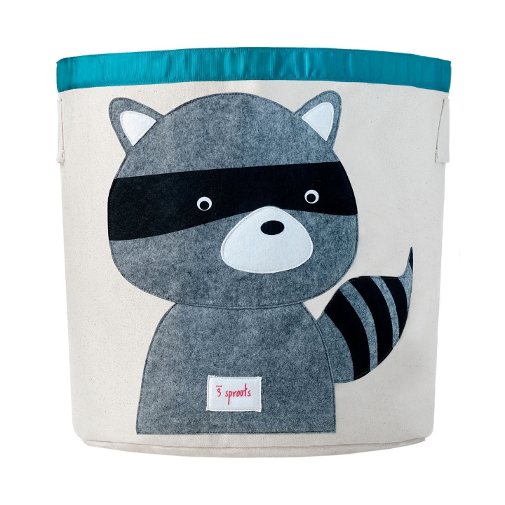 3 Sprouts Storage Bin - Gray Raccoon in the group TOYS, KIDS & BABY PRODUCTS / Children\'s room / Storage at TP E-commerce Nordic AB (C82322)