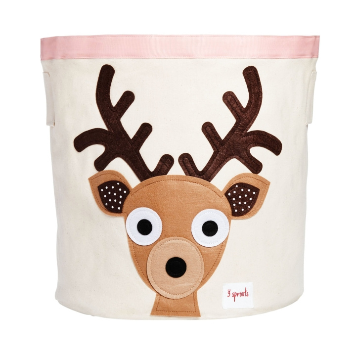 3 Sprouts Storage Bin - Toffee Deer in the group TOYS, KIDS & BABY PRODUCTS / Children\'s room / Storage at TP E-commerce Nordic AB (C82325)