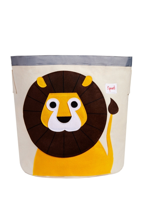 3 Sprouts Storage Bin - Yellow Lion in the group TOYS, KIDS & BABY PRODUCTS / Children\'s room / Storage at TP E-commerce Nordic AB (C82326)