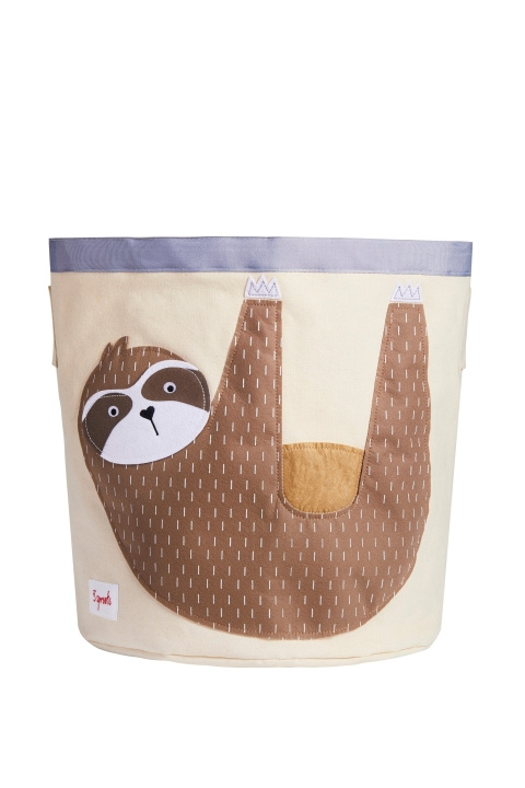 3 Sprouts Storage Bin - Brown Sloth in the group TOYS, KIDS & BABY PRODUCTS / Children\'s room / Storage at TP E-commerce Nordic AB (C82327)