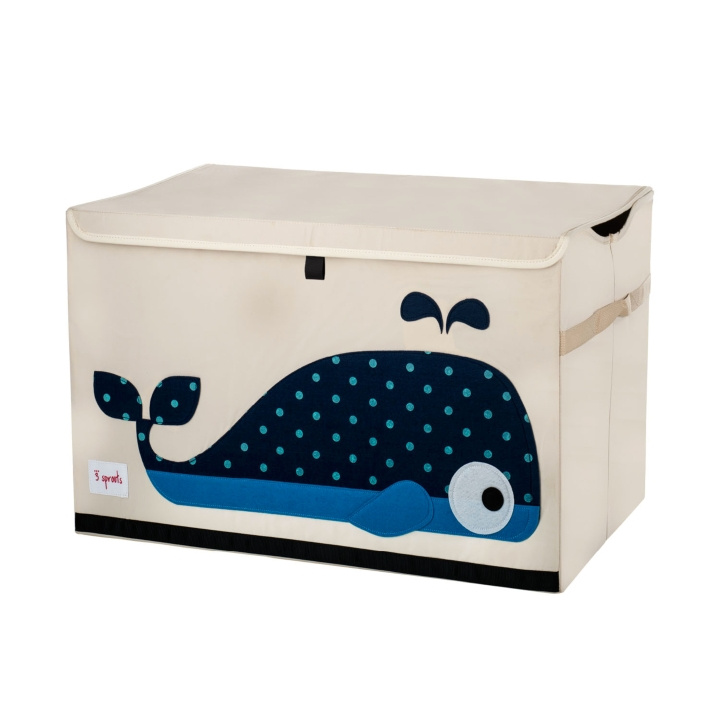 3 Sprouts Toy Chest - Blue Whale in the group TOYS, KIDS & BABY PRODUCTS / Children\'s room / Storage at TP E-commerce Nordic AB (C82329)