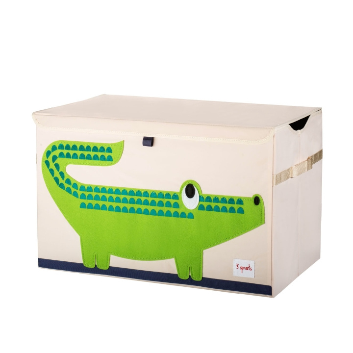 3 Sprouts Toy Chest - Green Crocodile in the group TOYS, KIDS & BABY PRODUCTS / Children\'s room / Storage at TP E-commerce Nordic AB (C82330)