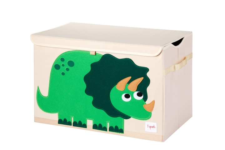 3 Sprouts Toy Chest - Green Dino in the group TOYS, KIDS & BABY PRODUCTS / Children\'s room / Storage at TP E-commerce Nordic AB (C82333)