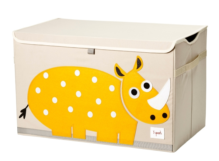 3 Sprouts Toy Chest - Yellow Rhino in the group TOYS, KIDS & BABY PRODUCTS / Children\'s room / Storage at TP E-commerce Nordic AB (C82335)