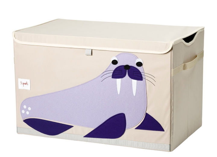 3 Sprouts Toy Chest - Purple Walrus in the group TOYS, KIDS & BABY PRODUCTS / Children\'s room / Storage at TP E-commerce Nordic AB (C82338)