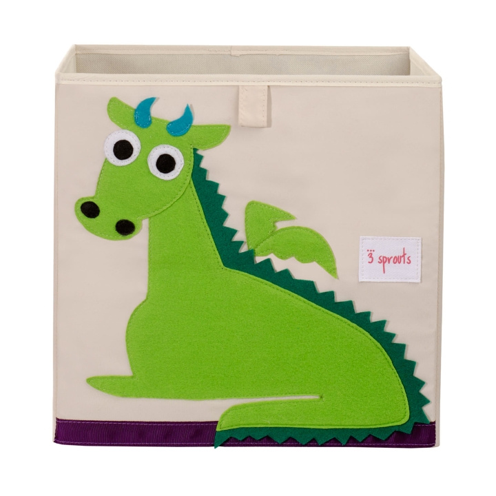 3 Sprouts Storage Box - Green Dragon in the group TOYS, KIDS & BABY PRODUCTS / Children\'s room / Storage at TP E-commerce Nordic AB (C82339)